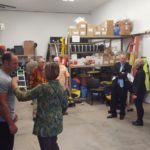 The equipment garage at TriMedia.