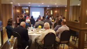 Marquette West Rotary lunch during academic achievement awards.