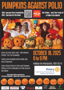 Pumpkins-against-polio-poster-marquette-harbor-rotary