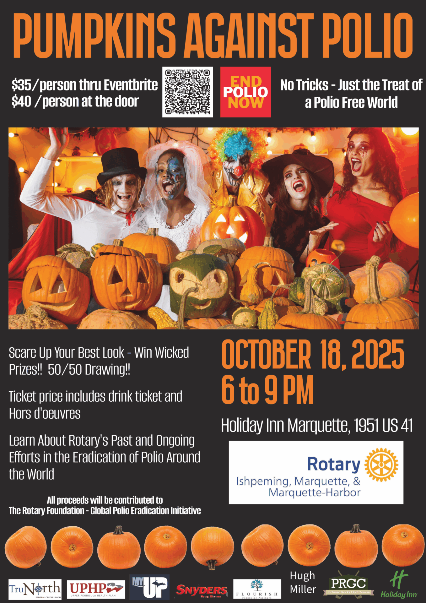 Pumpkins-against-polio-poster-marquette-harbor-rotary